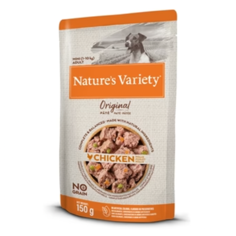 Natures Variety Original Mini-Beutelhuhn 8x150g